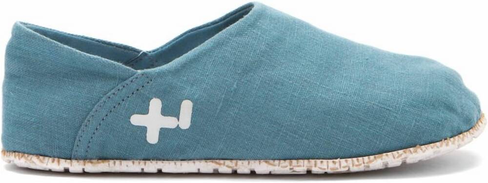 NEW OTZ SHOES women's 300gms linen slip on shoes in maui blue